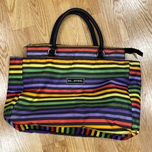 Sonia Rykiel rainbow hand bag